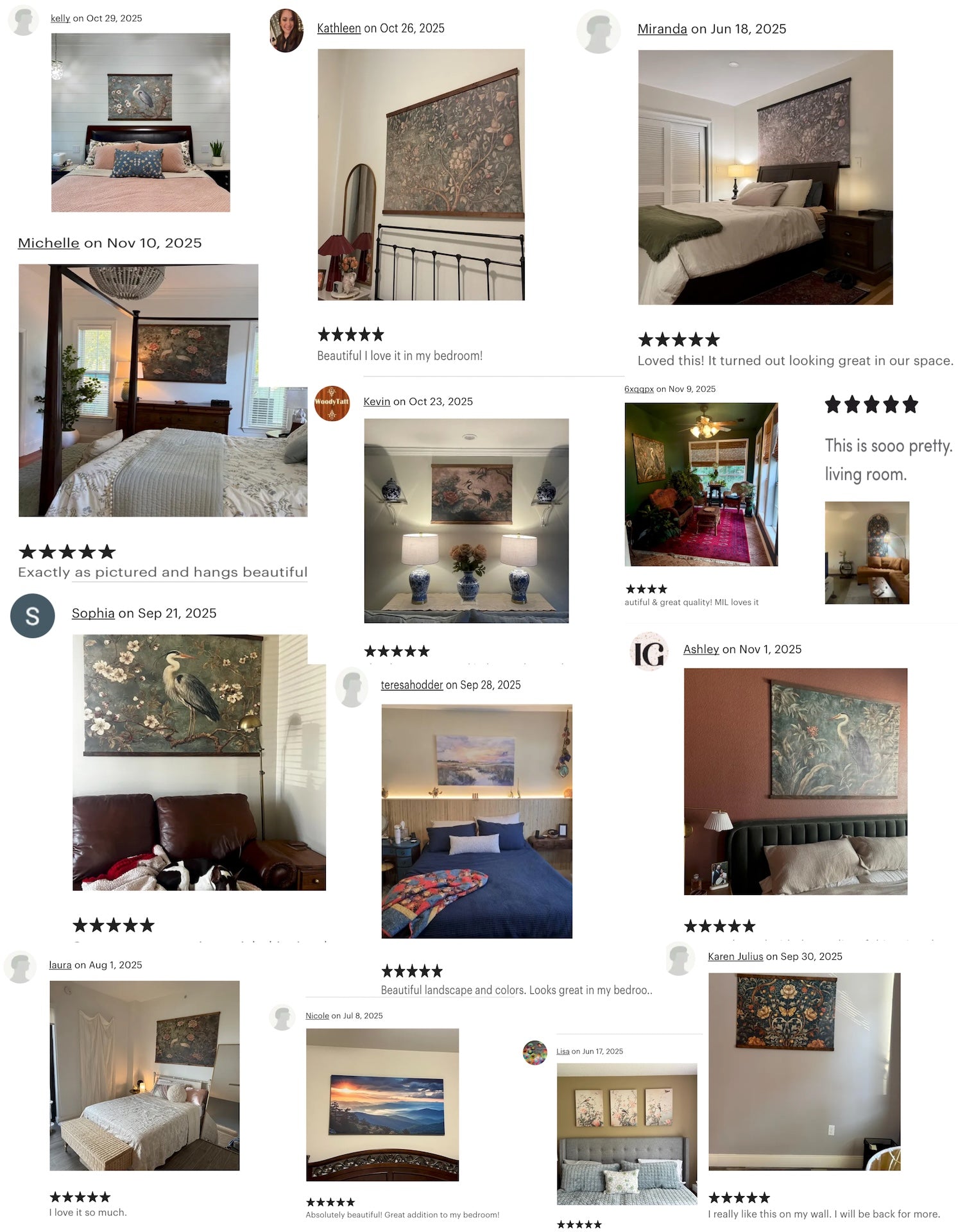 🌿 Customer Homes & Reviews: Real Art Luna Wall Decor in Real Spaces