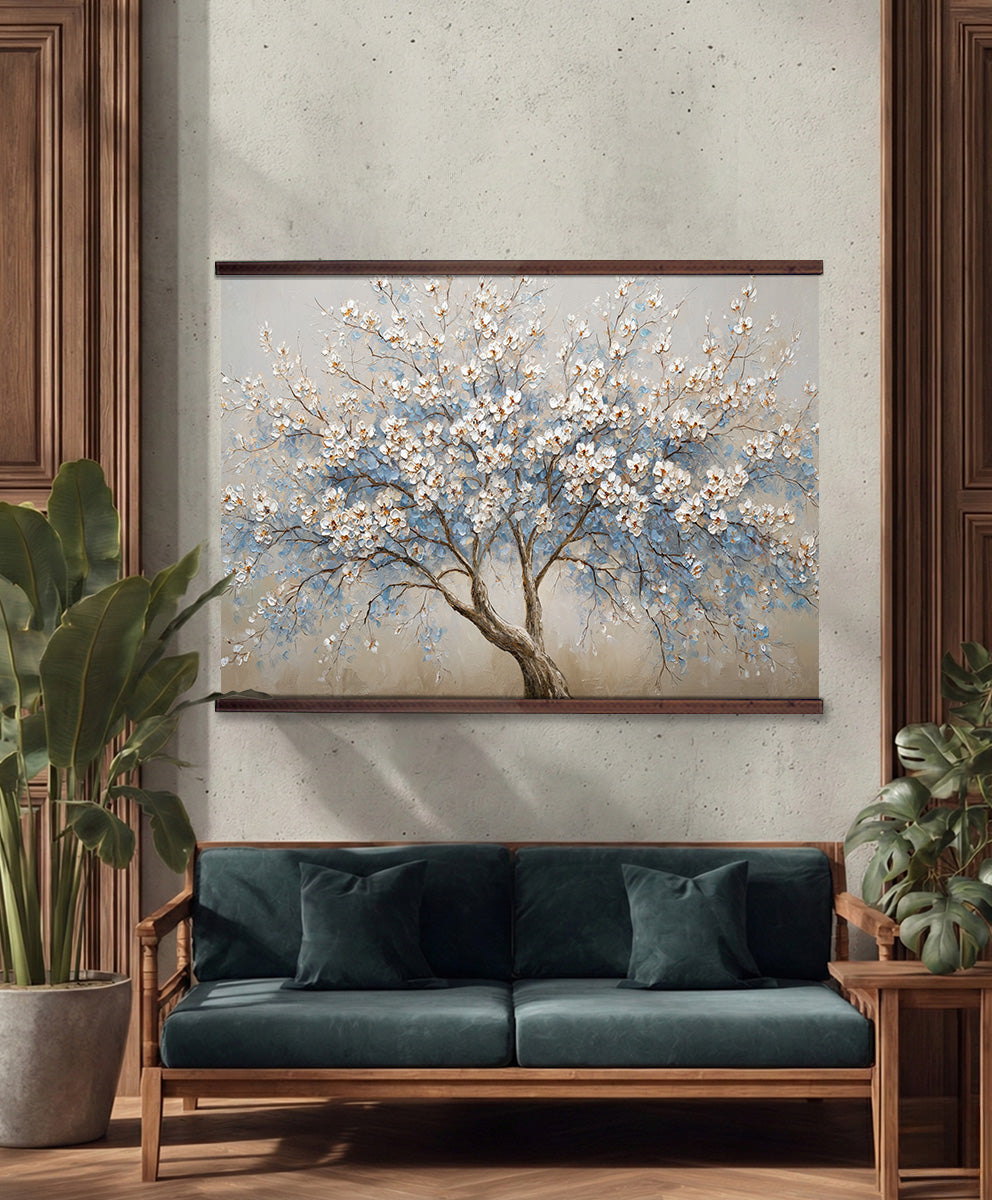 Blooming Tree Tapestry – Extra Large Ready to Hang Wall Art