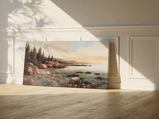 Acadia National Park Wrapped Canvas — Oversized Landscape Wall Art