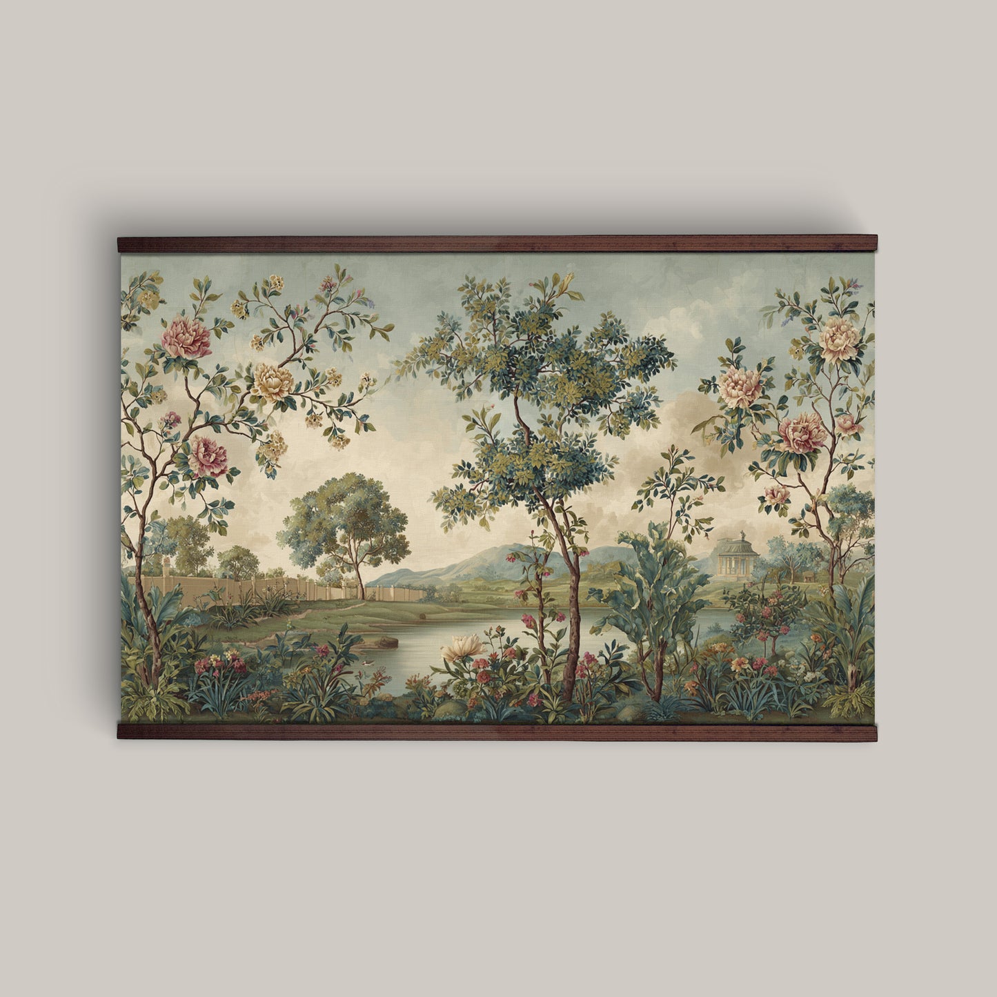 Chinoiserie Tapestry Art | Extra Large, Ready to Hang