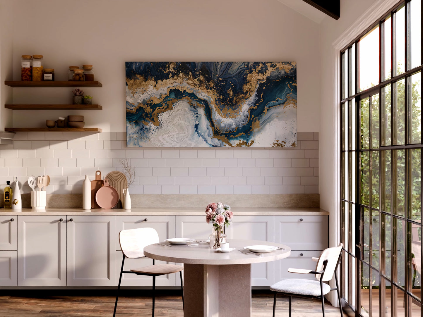 Abstract Canvas Wall Art | Luxury Painting Print | Oversized Modern Decor